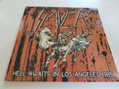 slayer  ?– hell awaits in los angeles 1985  -  2 x  lp - orange / gold