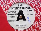ROSCO ROBINSON THAT'S ENOUGH / ONE MORE TIME OG UK PYE INT 7