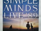 SIMPLE MINDS 1989 FRANKFURT   - orig.Concert Poster - Konzert Plakat A0 F/USED