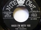 the CHANTS 45 Heaven and Paradise / When I'm with you NITE OWL ORIGINAL c3067