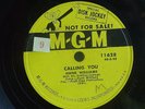 78 promo HANK WILLIAMS Calling You/God Gather His Jewels MGM 11628 VG++  HEAR