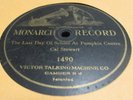 CAL STEWART MONARCH 78 RPM RECORD 1490 THE LAST DAY OF SCHOOL 