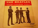 BEATLES SHE LOVES YOU SLEEVE + 4 DIFF 45'S ALL SWAN LABEL VARIATIONS