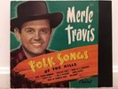MERLE TRAVIS FOLK SONGS OF THE HILLS 1947 FIRST ISSUE 78RPM 4PT BOX SET AD 50