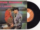 RARE EP ELVIS PRESLEY-G.I. BLUES-RCA 86285-1969-LABEL ORANGE-VG+-FRENCH