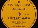blues BESSIE SMITH pre war 78 RPM HJCA I Aint' Got Nobody, Keep It To Yourself