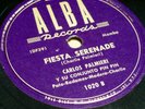 CARLOS Charlie PALMIERI 78rpm Pennsylvania Rumba ALBA 1020 mambo  c1179