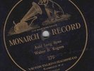 Walter B. Rogers – 78 rpm Monarch 375: Auld Lang Syne; Cond G; 1901 rel