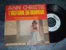 ANN CHRISTIE CHRISTY - L'HISTOIRE DU BONHEUR FRANCE 7'' EUROVISION PROMO STAMP
