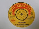 The Kingstonians - Hold Down 1969 UK 45 CRAB SKA/ROCKSTEADY