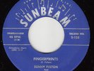 SUNNY FULTON & MIXMASTERS - Sunbeam 125 - Fingerprints -1959 DOO-WOP 45 VG+ orig