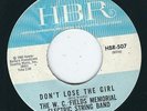 Garage W.C Fields Memorial Electric String Band HBR 507 Don't lose the girl ?