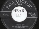 The Du Droppers DOO WOP ANSWER 45 (RCA 5321) I Found Out /Little Girl, Little