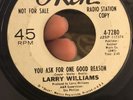 Larry Williams You Ask For One Good Reason Rare Northern Soul Okeh Promo 4-7280