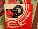 THIRTEEN 1970'S SCHOLASTIC  RECORD &  BOOK COMPANION SERIES 12 SEALED