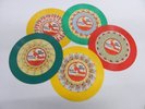 5 VINTAGE 1956 RED RAVEN Movie Records--78 RPM