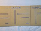 JACQUES DUMONT ' J.S.BACH, LES OEUVRES POUR VIOLON ' BEVEDERE 1ST CLOTHED PRESS.