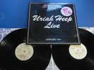 URIAH HEEP LIVE Bronze 73 A2B2 Laminated Gatefold 2xLP EX/EX/EX+