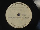 UNRELEASED DEMO ACETATE- SMALL FACES - WHAM BAM THANK YOU MAN rare UK 1969 / MOD