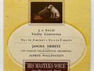 BLP 1070 - HEIFETZ - JS BACH violin concertos nos.1 & 2 HMV 10
