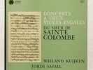 SAVALL, KUIJKEN - SAINTE COLOMBE concerts a 2 violes esgales ASTREE AS10 LP EX++