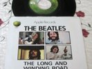 The Beatles-The Long and Winding Road/For You Blue-Vinyl 45 with Picture Sleeve