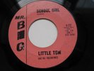 LITTLE TOM & VALENTINES 45 School Girl / Letter from MR.BIG Doowop VG+
