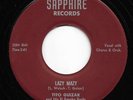 Tejano Rock & Roll 45 TITO GUIZAR Lazy Mazy/Cienito Lindo Sapphire HEAR