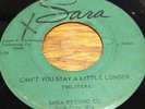 KILLER RARE WISCONSIN DOO-WOP 45 - THE TWILITERS - CUCA/SARA