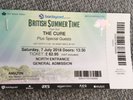 The Cure British Summer Time, Hyde Park **2 Tickets** genuine reason for sale