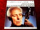 RARE  BACH CELLO SUITES - ENRICO MAINARDI - EURODISC 70222 KK - 1 Ed. NEAR MINT