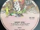 1972 UK GENESIS Nursery Cryme LP Charisma CAS 1052 Mad Hatter LARGE Gabriel