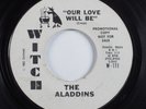 Doo Wop Popcorn 45 ALADDINS Our Love Will Be WITCH promo HEAR