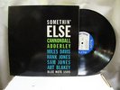 CANNONBALL ADDERLEY-SOMETHIN ELSE ON BLUE NOTE JAZZ LP-STRONG VG+, MONO, DG, RVG