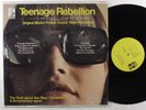 TEENAGE REBELLION OST Various Artists SIDEWALK LP VG+/VG++ mono SHRINK
