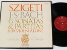 BACH SONATAS & PARTITAS FOR SOLO VIOLIN SZIGETI ORIGINAL VANGUARD BACH GUILD NM
