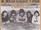 THE FACES / ROD STEWART - REAL GOOD TIME/REAR WHEEL SKID RARE 1970 PIC SLEEVE 45