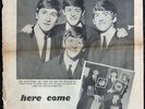 NOTTINGHAMSHIRE WEEKLY GUARDIAN NEWSPAPER 7 DEC 1963 . THE BEATLES FRONT COVER