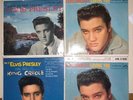 ELVIS PRESLEY 45 RPM LPs LOVING YOU, PEACE IN THE VALLEY, KING CREOLE