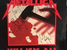 Fully Autographed Signed METALLICA KILL EM ALL with CLIFF