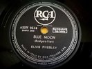 ELVIS PRESLEY(78 RPM)Rca Italiana - A25V 0514 - BLUE MOON - MONEY HONEY TOP-RARE