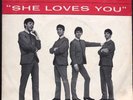 THE BEATLES She Loves You/ I'll Get You 45 on Swan S-4152 rare picture sleeve