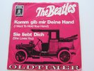 THE BEATLES GERMAN 45  KOMM GIB MIR DEINE HAND   SIE LIEBT DICH  OLDTIMER SLEEVE