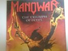 Manowar Triumph of Steel 2xlp reissue red vinyl