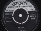 RON HOLDEN My Babe RARE UK 45 rockabilly scorch R&B dancer stunning cond  HEAR