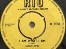 JACKIE OPEL I Am What I Am MITTOO SKATALITES Devils Bug RIO R117 1967 Vinyl EX-