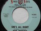 OTIS REDDING She's all right (&THE SHOOTERS) Tuff Enuff NM- US 1967 FUNK SOUL 45