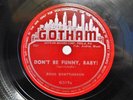'53 Piedmont Blues 78 DOUG QUATTLEBAUM ?–Don't Be Funny, Baby / Lizzie Lou *HEAR
