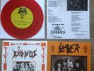 Slayer/Exodus - Rare red Split 7'ep, demos 1982 numbered private metal metallica