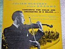 ff JULIAN OLEVSKY Violin BRAHMS-CONCERTO FOR VIOLIN & ORCH-WESTMINSTER WL 5273